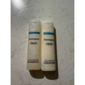 Neutrogena Clean Lot of 2 Shampoo Conditioner Travel Size Mini New